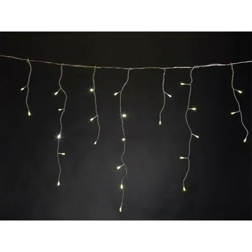 "Vellight Eiszapfen-Weihnachtsbeleuchtung - 2 x 0,6 m - 72 LEDs - Warmweiß - Innen und Außen image"
