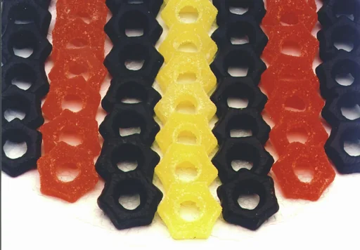 "Ananas- und Orangengelee- Sterne, gezuckert/schokoliert 1000g image"