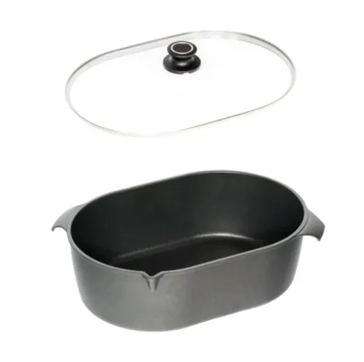 "Bräter mit Glasdeckel, 11,8 Liter, 42 x 28 cm image"