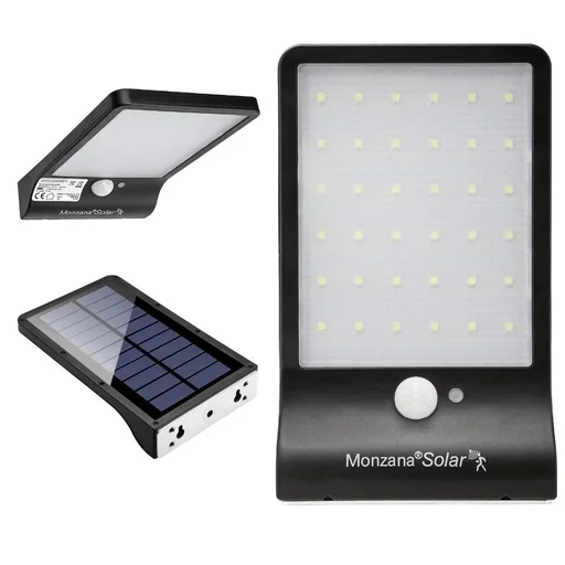 "Solar-Wandleuchte mit Bewegungsmelder image"