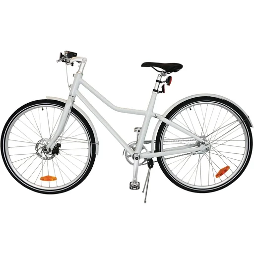 "City Bike Deluxe "Unisex" 26 Zoll - Weiß - 45cm image"