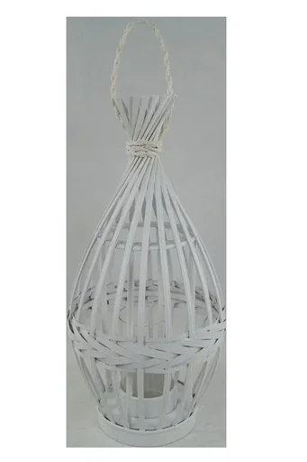 "Laterne aus Bambus mit Glaseinsatz image"