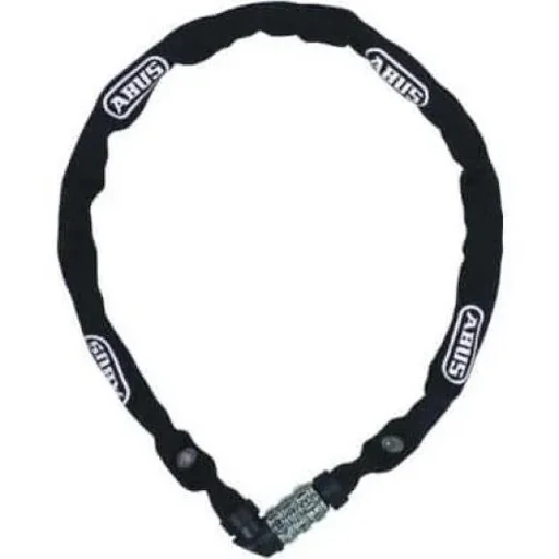 "Nummer Kettenschloss 1200/110 ART2 | Schwarz | 110 cm Kette 4 mm | 260 g image"