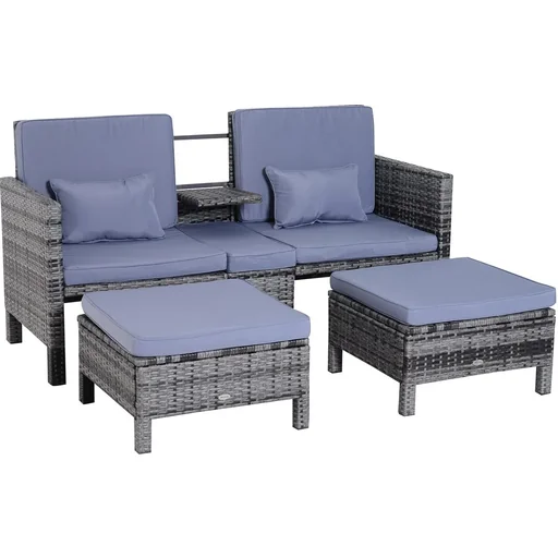 "Rattan-Sitzgruppe als 3-teiliges Set image"