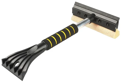 "Scheibenreiniger und Eiskratzer 2in1 - 40x20 cm schwarz image"