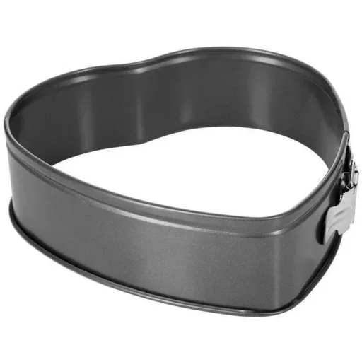"Abnehmbare Kuchenform - Herzform - 24 x 23 cm - Metall image"