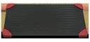Auftau-Platte, Aluminium, Schwarz/ Rot, 35 x 20 cm