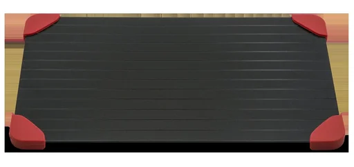 "Auftau-Platte, Aluminium, Schwarz/ Rot, 35 x 20 cm image"