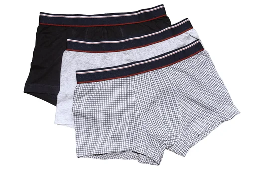 "Retroshorts im 3er Pack, melange/uni/bedruckt, Gr.L image"