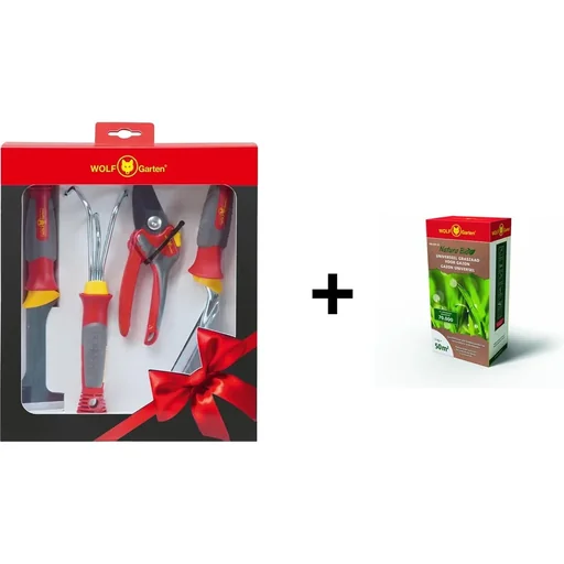 "City 4-teiliges Gartengeräte-Set mit Grassamen image"