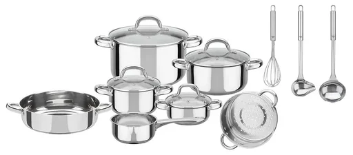 "Kochtopf-Set "Montreal", Edelstahl, 14-teilig image"