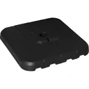 Sonnenschirmgewicht 4-tlg. Schirmgewicht für Sonnenschirm Bodenkreuz Sand/Wasser befüllbar bis 130 kg HDPE Schwarz