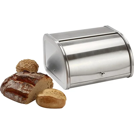 "Brotkasten, Edelstahl, 30 x 26,5 x 17,5 cm image"