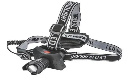 "LED Kopflampe mit Zoom, 3 Watt, 150 Lumen image"