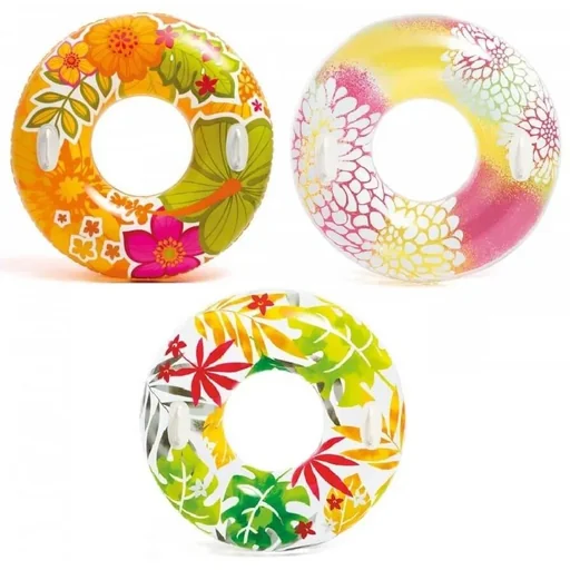"Transparent Pool mit Blumenmuster image"