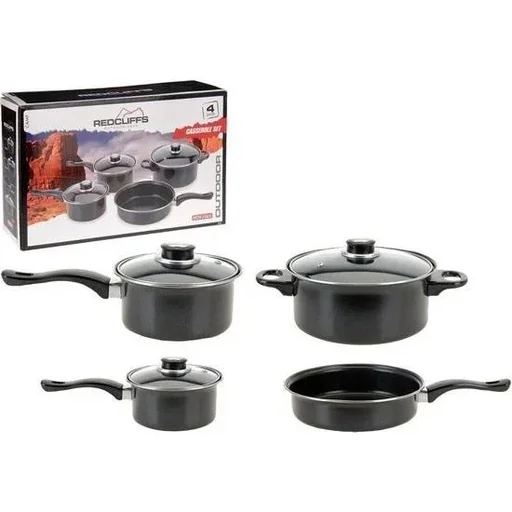 "Redcliffs 4-teiliges Kochgeschirr-Set mit 3 image"