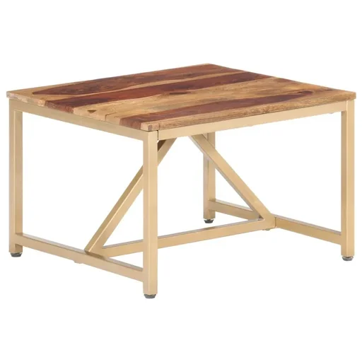 "Beistelltisch 60x60x40 cm Massivholz Sheesham image"