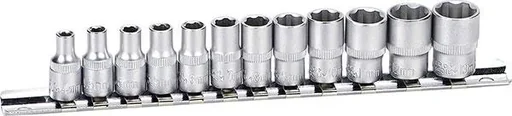 "1/4" Steckschlüssel Set 4 - 13 mm, 12-teilig image"