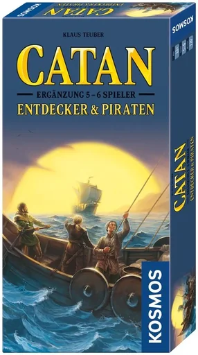 "Catan - Das Spiel - Erweiterung - Entdecker & Piraten Ergänzung 5/6 Spieler 2022 image"