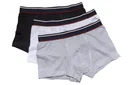 Retroshorts im 3er Pack, melange/uni/bedruckt, Gr.2XL