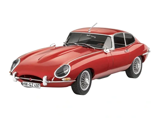 "Modellbausatz Jaguar E-Type Coup" im Maßstab 1:24 incl. Kleber, Pinsel und Hauptfarben - 142 Teile image"