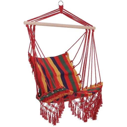 "Hängesessel Hängeschaukel Schwebesessel wetterfest UV-beständig Bunt 100 x 60 cm bis 120 kg image"