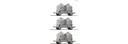 3er Set Silowagen DB