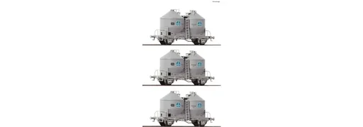 "3er Set Silowagen DB image"
