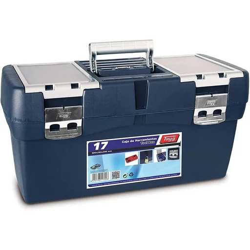 "TAYG Werkzeugkasten - 580 x 290 x 290 mm - Mit Ablagefach image"