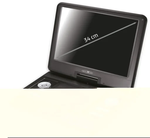 "DVD-Player mit 13,3" Bildschrim, DVB-T2 HD Tuner und Gaming Funktion image"