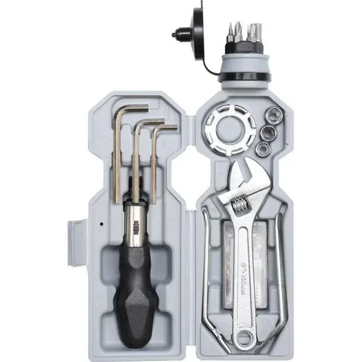 "Fahrradreparaturset in Flaschenform - 18-teilig - Mit Halterung image"