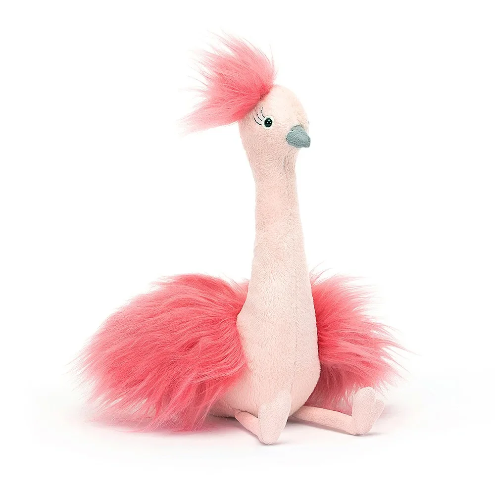 "Jellycat Kuscheltier, Plüschtier, Stofftier - Fou Fou Ostrich image"