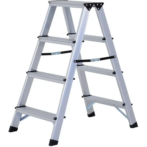 "Trittleiter Aluleiter Klapptritt 4 Stufen image"
