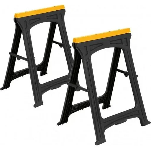 "Zusammenklappbare Böcke Satz 2 Stück - 75kg max pro Bock - 52x78cm image"