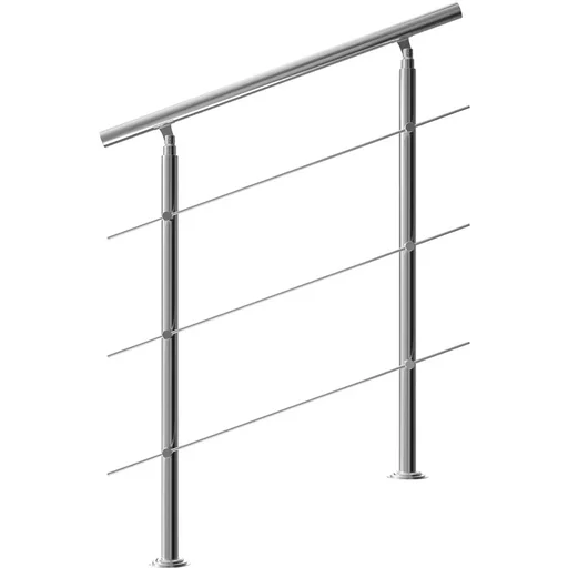"Handlauf Edelstahl 100cm 3 Streben image"