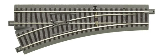 "Weiche links für Handbetrieb, Länge 200 mm, Abzweigwinkel 22,5°, Abzweigradius 502,7 mm image"