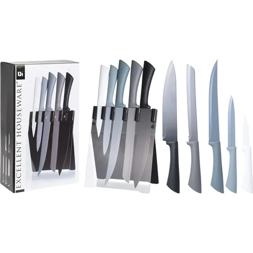 "Messerset mit Messerblock -modern image"