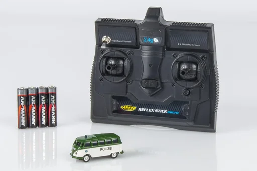 "1:87 VW T1 Samba Bus Polizei 2.4G RTR image"