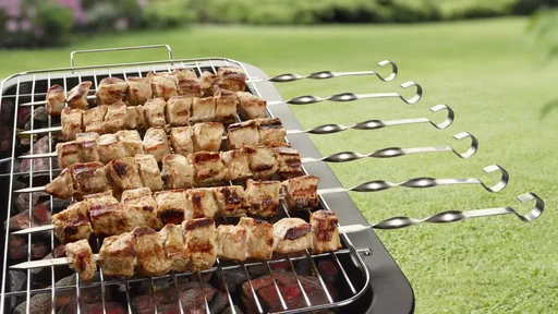 "Flach Grillspieße XL, 6 er Set, Edelstahl image"