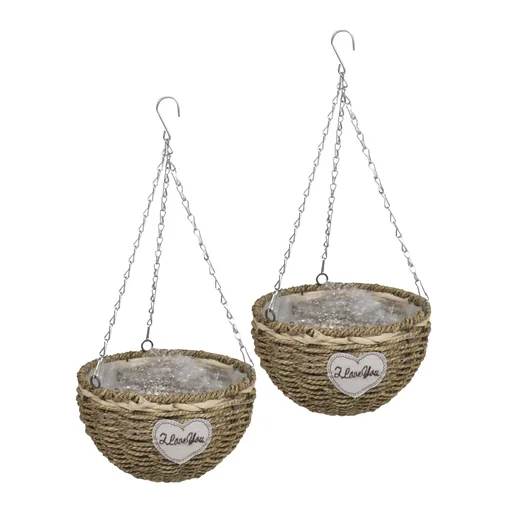 "Pflanzkorb aus Seegras 2er Set image"