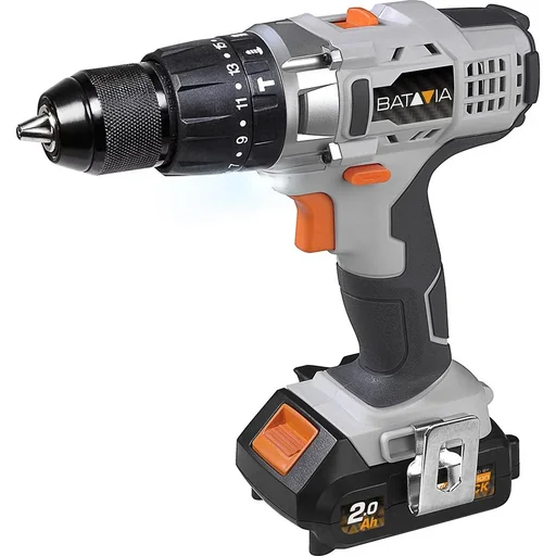 "18V LI-ION ACCUBOORMACHINE MIT KLOPFUNKTIONIntegriert 2x 2,0 Ah Batterien im Koffer MAXXPACK COLLECTION image"