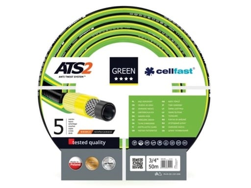 "CELLFAST - GARTENSCHLAUCH - GREEN ATS2 - 3/4" - 50 m image"