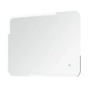 Badezimmerspiegel mit LED-Touch-Beleuchtung, weiß