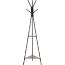 Kleiderständer mit 2 Ablagefächen