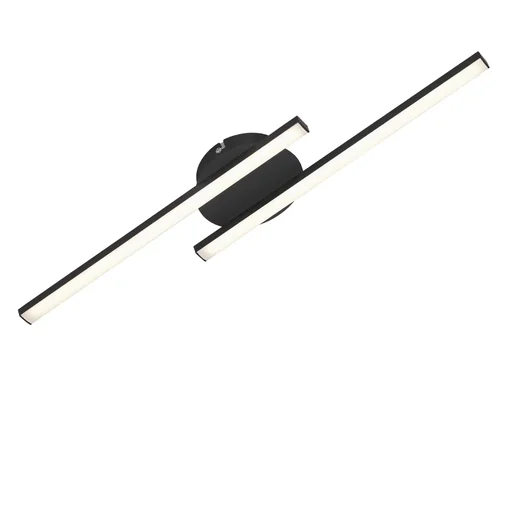 LED Wand- und Deckenleuchte mit zwei geraden LED Stäben