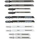 10-teiliges Stichsägeblatt-Set für Holz/Metall