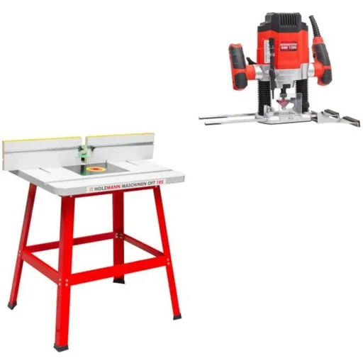 "Oberfrästisch / Werkbank mit Oberfräse image"