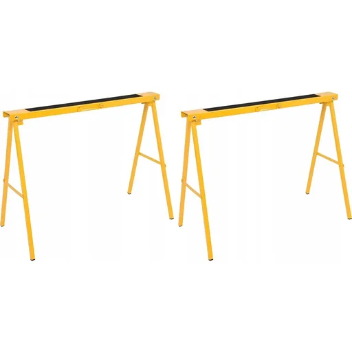 "Satz mit 2 zusammenklappbaren Böcken - max 200kg - rutschfest image"