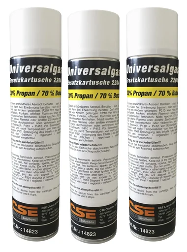 "Ersatz Kartuschen Set für Bio-Flamme je 330 g, 3 teiliges Set image"