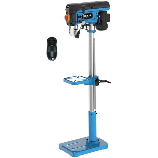 "Säulenbohrmaschine Xtra Long GSB 20 mit Laser und Neigung 500W mit Schnellspannfutter B16 - 1-16 mm image"